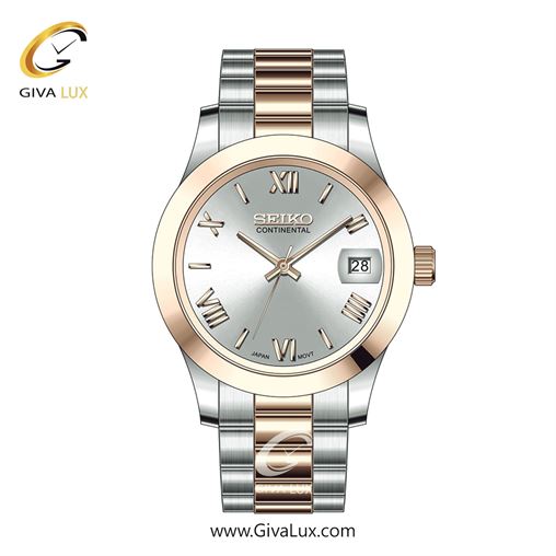 ساعت مچی اورجینال مردانه سیکو (کانتیننتال) | Seiko (Continental)  رزگلد-نقره ای | رزگلد-نقره ای| نقره ای| کد رفرنس 0406