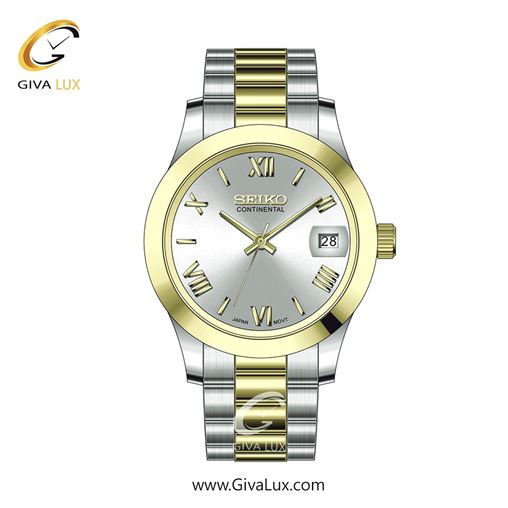 ساعت مچی اورجینال مردانه سیکو (کانتیننتال) | Seiko (Continental)  طلایی-نقره ای | طلایی-نقره ای| نقره ای| کد رفرنس 0406
